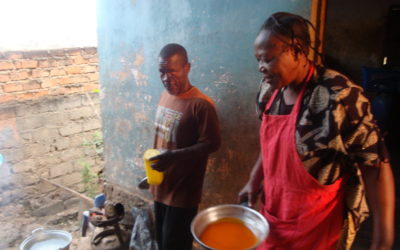 Une cuisine en activité
